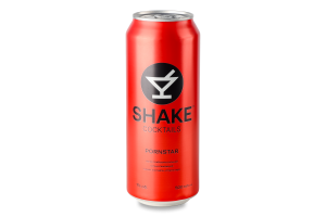 Shake 0,5 л. З/БАНКА PornStar (уп.24 шт.) червоний