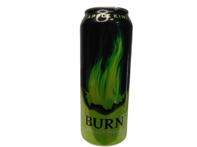 Енергетичний напій Burn 0.25 З/Баночка яблуко  ківі (уп.6 шт.)