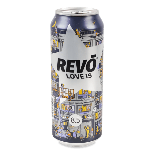 Revo 0.5л. ЛАВ ІЗ з/б (уп.24 шт.)