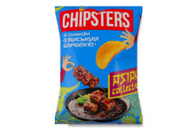Чіпси Chipster`s смак Азійский барбекю 100гр ( 16шт. в ящ.)