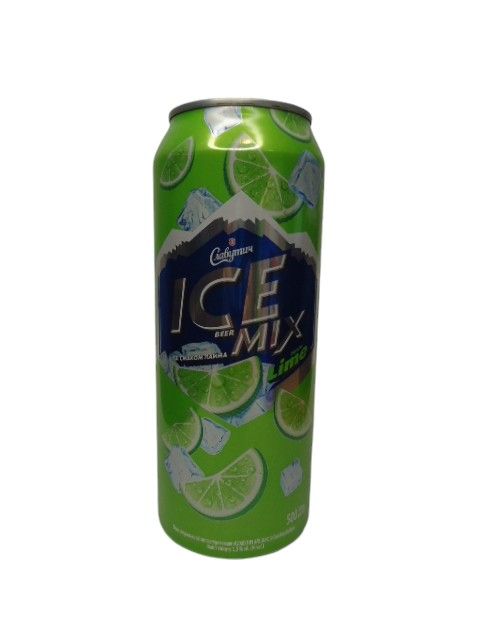 Пиво Славутич АЙС МіКС лайм 0,5л З/БАНКА (уп.24 шт.)