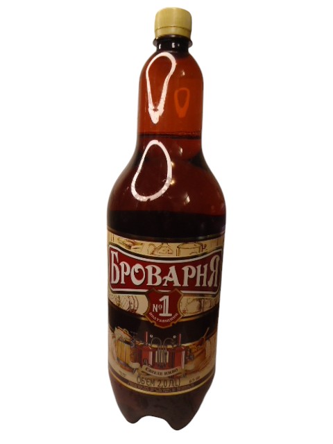 Пиво Броварня №1 світле 2л (ящ.6 шт.)