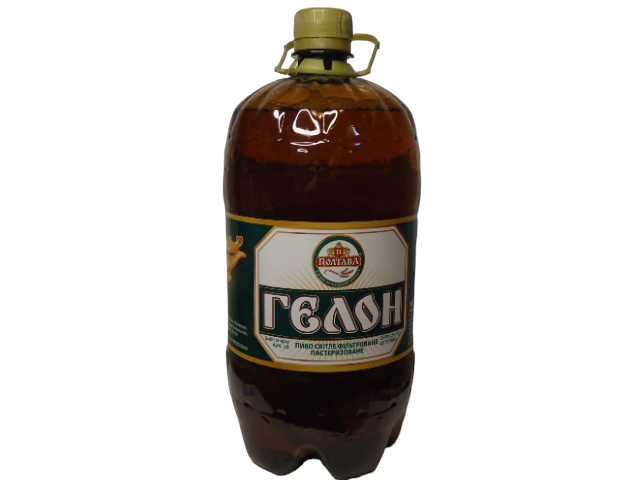 Пиво Гелон світле 1,5л (ящ.6 шт.)