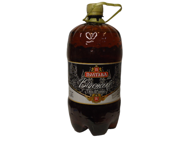 Пиво Полтавпиво Віденське світле 1,5л (ящ.6 шт.)