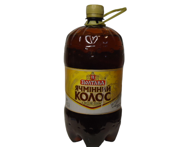 Пиво Ячмінний Колос світле 1,5л (ящ.6 шт.)