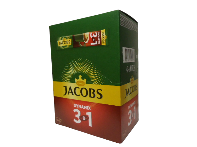 Кава  Jacobs 3 в1  Dynamix 12,5 г блок 24 шт.