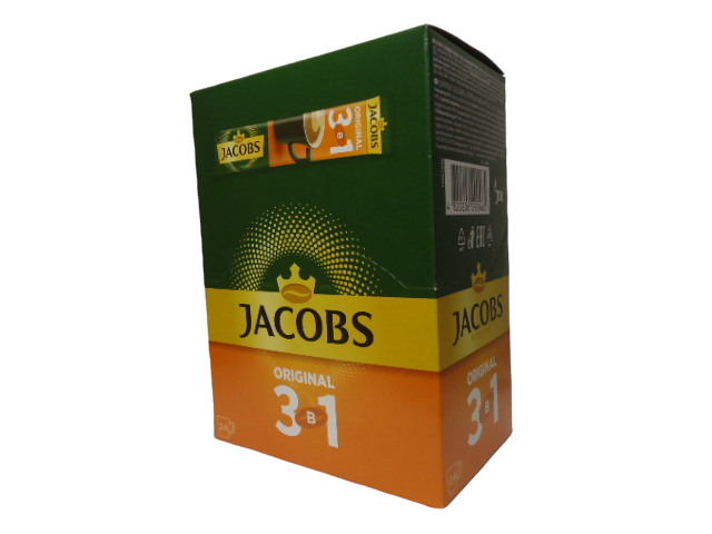 Кава  Jacobs 3 в1  Original 15,2 г блок 24шт.