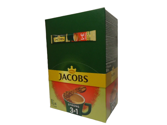 Кава  Jacobs 3 в1 FD Monarch Strong 12,9 г блок 24 шт.