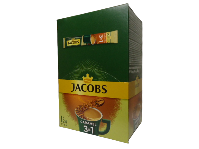 Кава  Jacobs 3 в1 FD Monarch CARAMEL 15 г блок 24 шт.