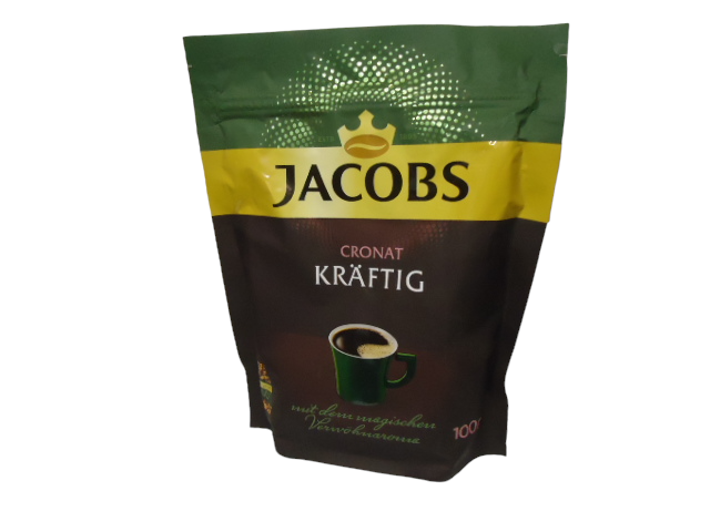 Кава  розчинна Jacobs 100 г  Кронат Крафтиг м/уп