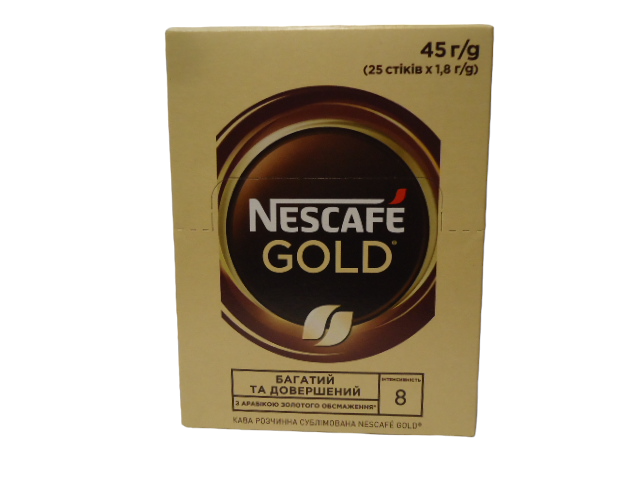 Кава Nescafe Gold  2 гр. стік (блок 25 шт.)
