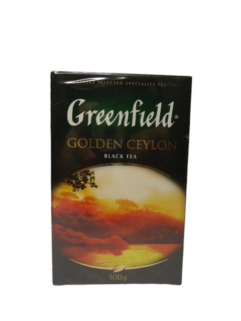 Чай Greenfield ЗАВАРКА Golden Ceylon 100гр. чорний (ящ.14 шт.)