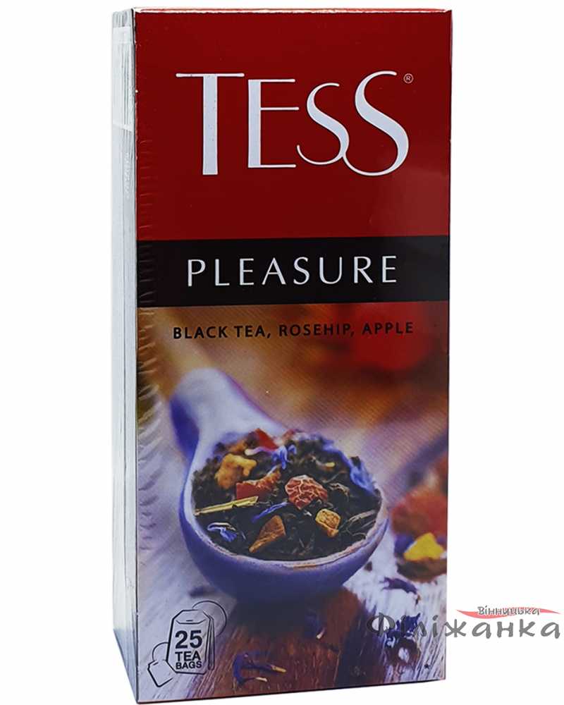 Чай TESS Pleasure 25 пак. шиповник-яблуко-лимон  (ящ.24 шт.)