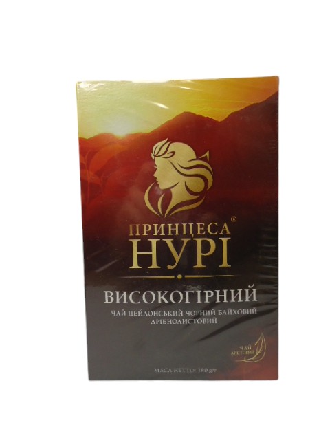 Чай Принцеса Нурі Високогірний 180 гр. (в ящ.16 шт.)