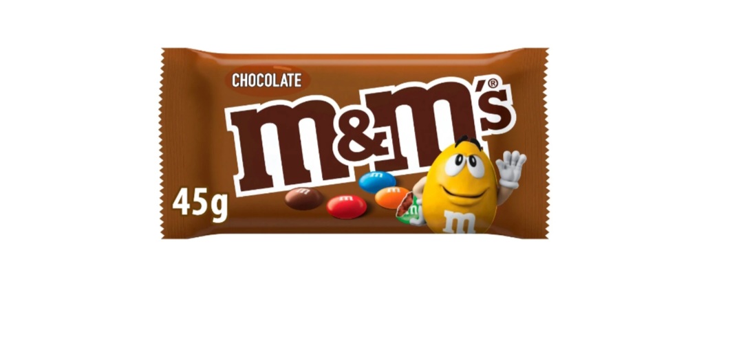 Драже M&M`s шоколад 45г (блок 24шт.)