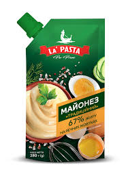 Майонез “Традиційний” 67% “La Pasta” 280 гр дой пак(36 шт. в ящ.)