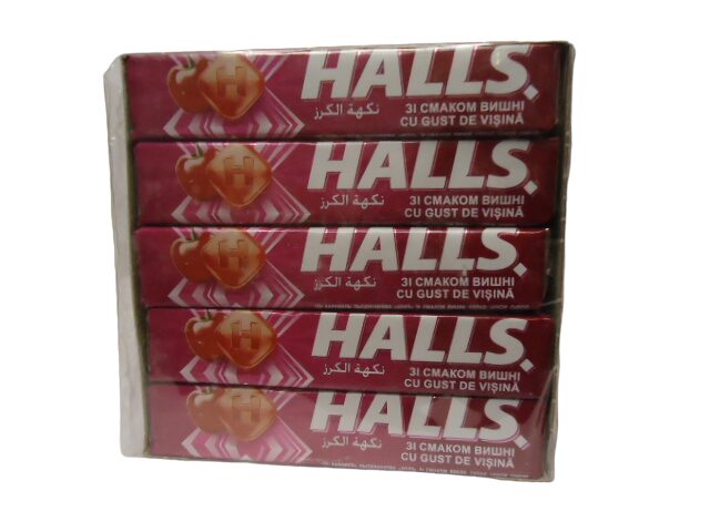 Карамель HALLS Вишня (20 шт.)