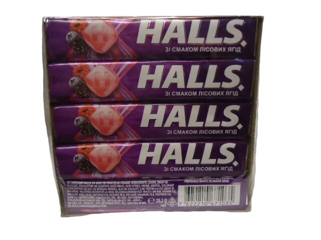 Карамель HALLS Лісові ягоди (20 шт.)