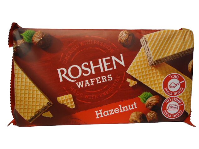 ВАФЛІ  РОШЕН  Wafers  горіх 216 гр. (в ящ.16 шт.)