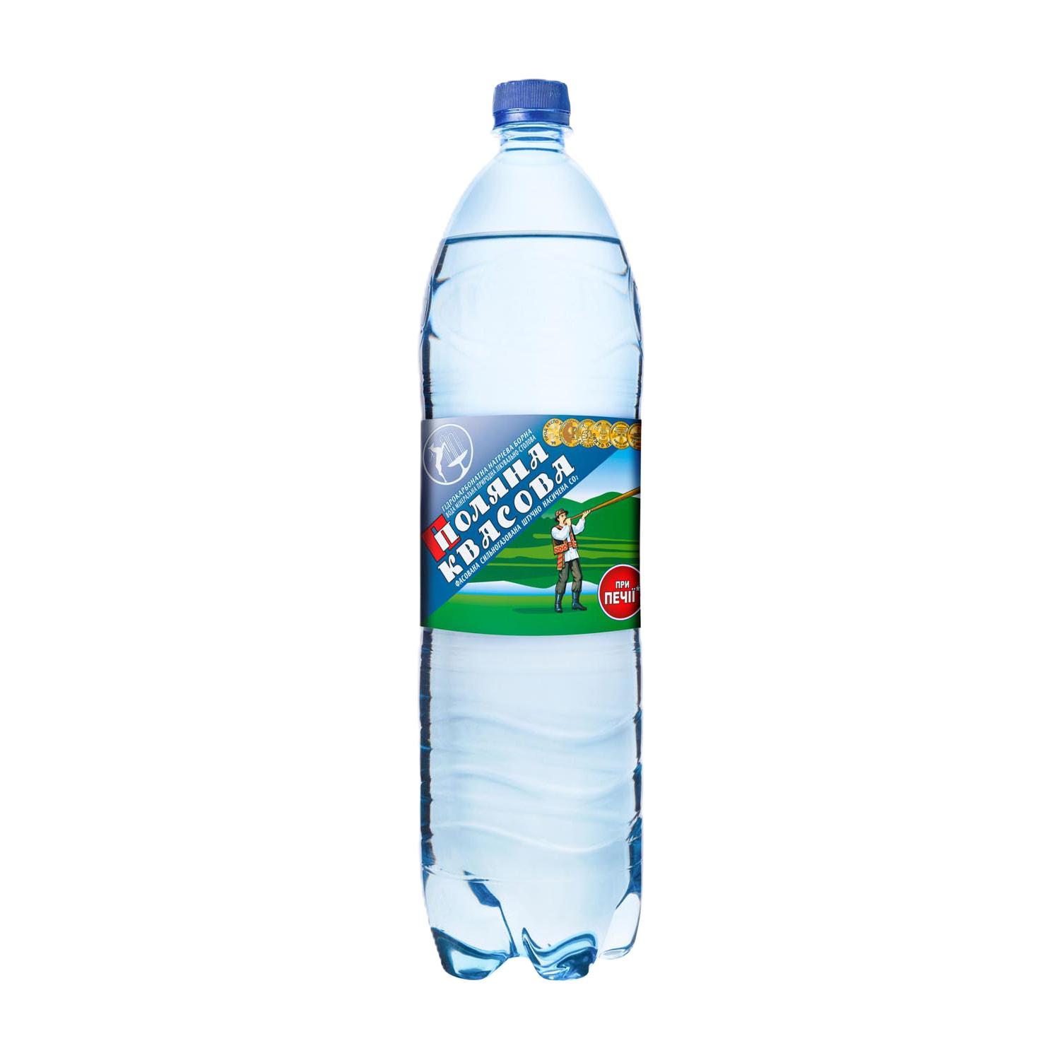 Вода мінеральна  Поляна Квасова 1,5л. (уп.6 шт.)