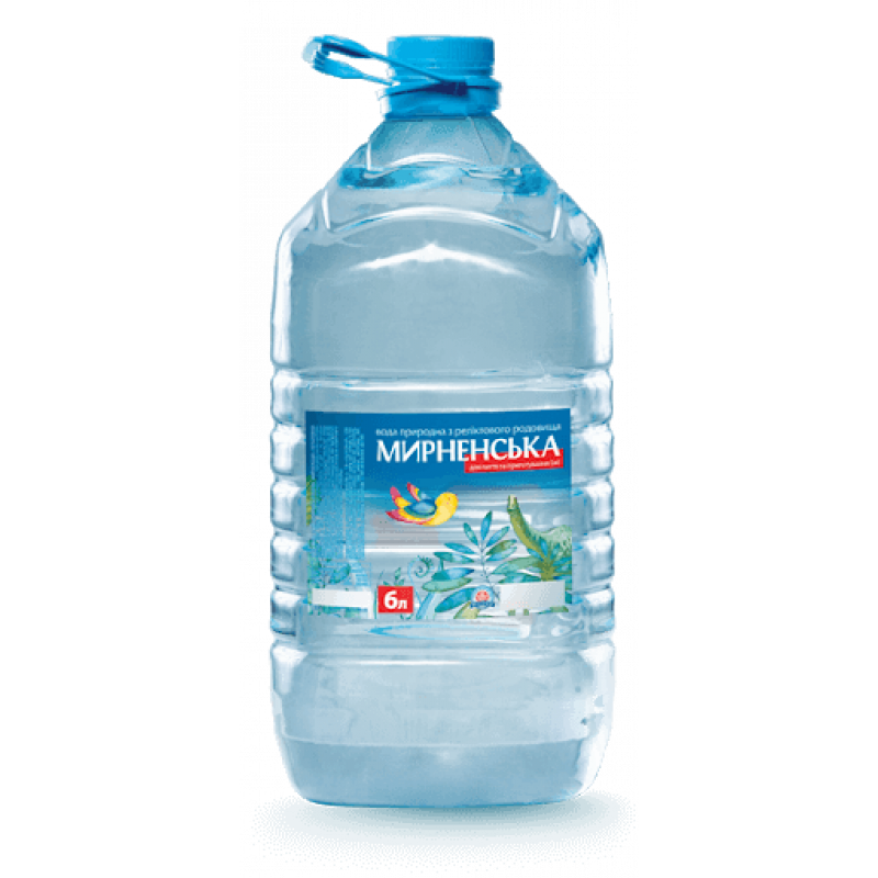 Вода негазована 6л Мирненська  (в уп.2 шт.)