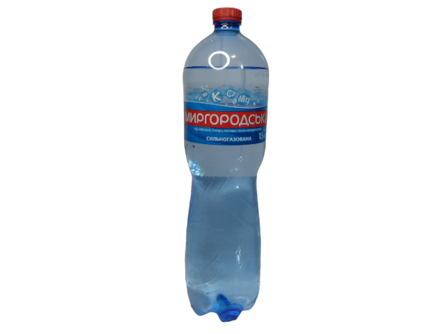 Вода МИРГОРОДСЬКА сильногазована 1.5 л. (уп.6 шт.)