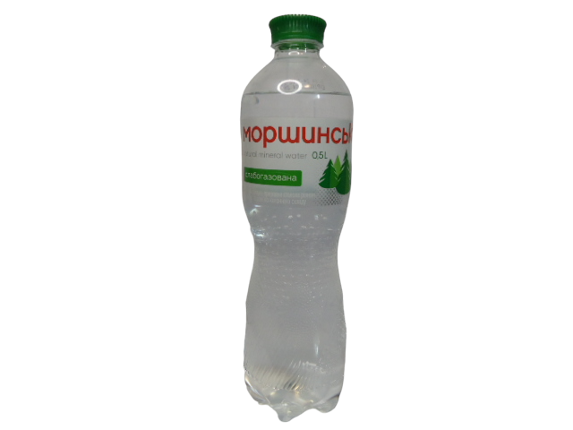 Вода ТМ Моршинська 0,5 л. слабогазована, зелена (уп.12 шт.)