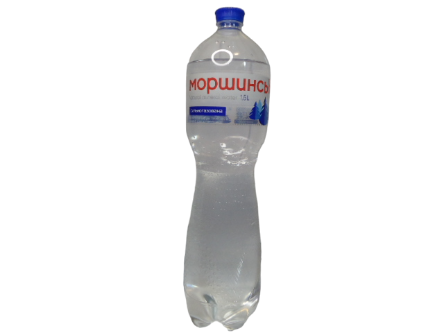 Вода ТМ Моршинська 1,5 л. сильногазована, синя (уп.6 шт.)