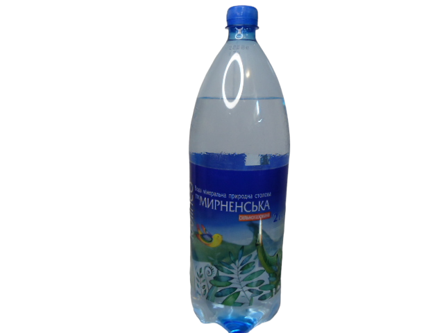 Вода Мирненська  газована 2 л.( уп.6 шт.)