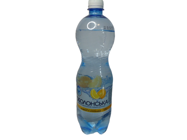 Вода мінеральна Оболонь з АПЕЛЬСИНОМ та ЛИМОНОМ 1л. (уп.12 шт.)
