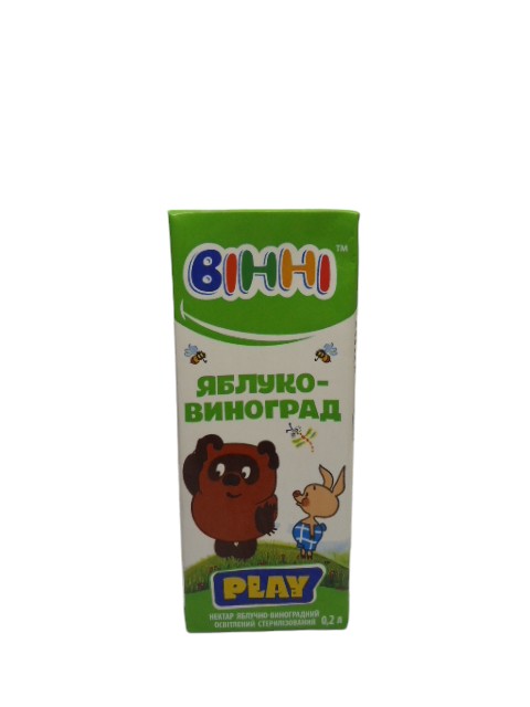 Сік Вінні Виноград-Яблуко 0,2 л. (уп.27 шт.)
