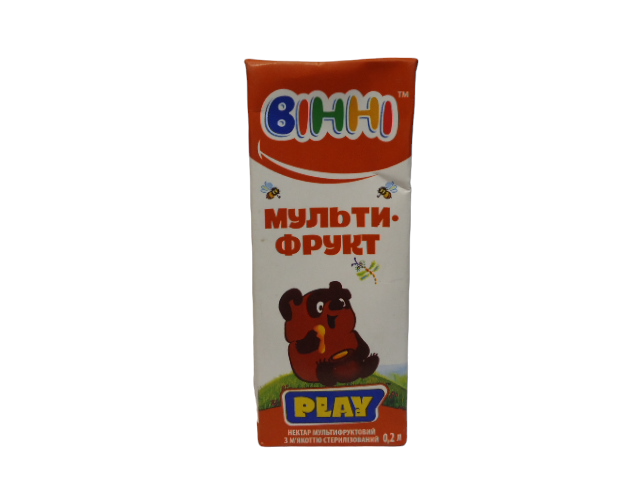 Сік Вінні Мультифруктовий 0,2 л. (уп.27 шт.)