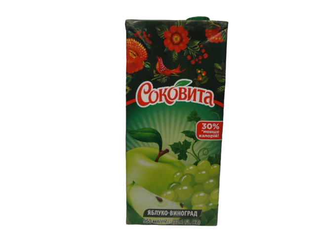 Сік ТМ Соковита  Виноград – яблуко 0,95л. (в уп.12 шт.)