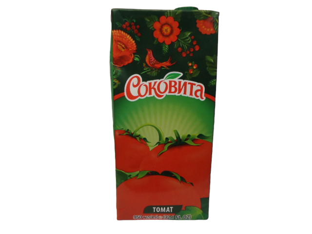 Сік ТМ Соковита  Томат 0,95 л. (в уп.12 шт.)