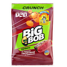 Арахіс BIG BOB в оболонці зі смаком Телятина з аджикою 55гр (ящ. 80шт.)