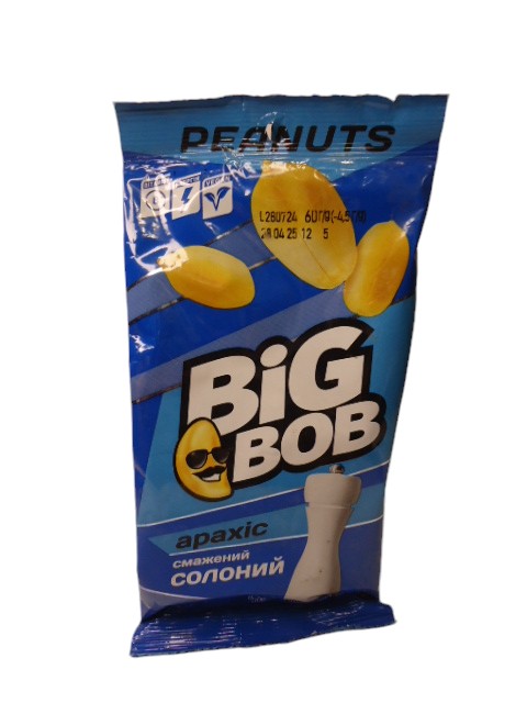 Арахіс BIG BOB до пива 60г (95шт. в ящ)