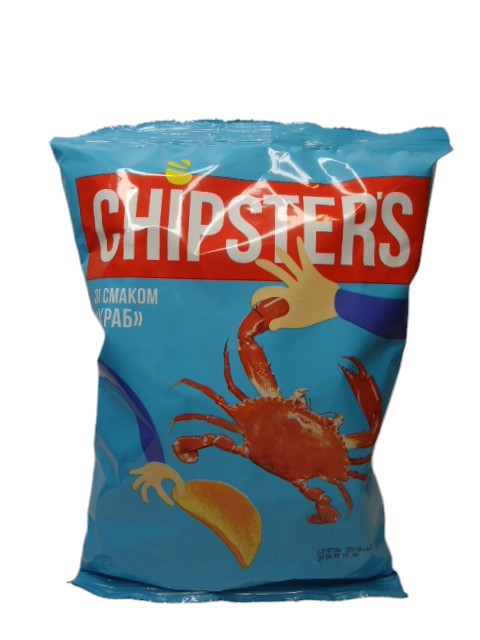 Чіпси Chipster`s 60гр. смак крабу (в ящ.28 шт.)