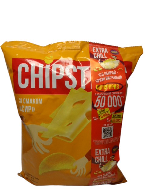 Чіпси Chipster`s смак сиру 110гр. (в ящ.16 шт.)