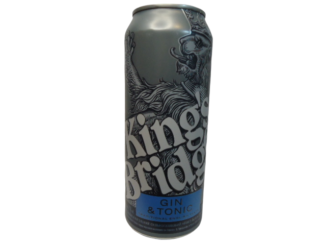 Kinq’s Bridge Gin-Tonik 0.45 л. З/БАНКА (уп.24 шт.) СІРИЙ