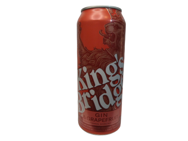 Kinq’s Bridge Grapefruit 0,45 л. З/БАНКА (уп.24 шт.) РОЖЕВИЙ