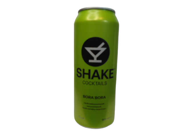 Shake 0,5 л. З/БАНКА Bora Bora (уп.24 шт.) зелений