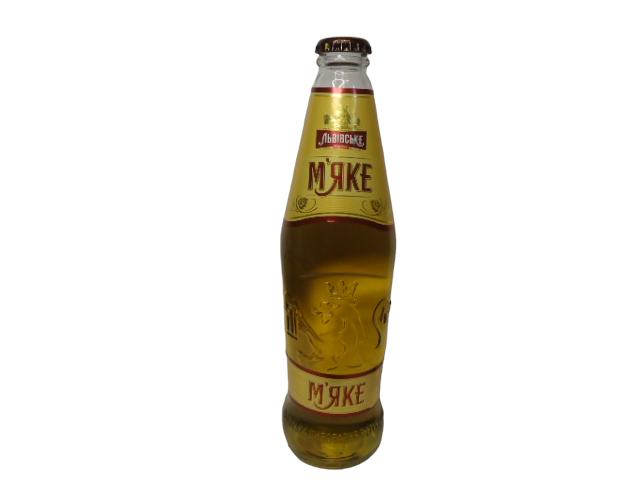 Пиво Львівське РОЗЛИВНЕ М’ЯКЕ 0.45 л. СКЛО (уп.20 шт.)