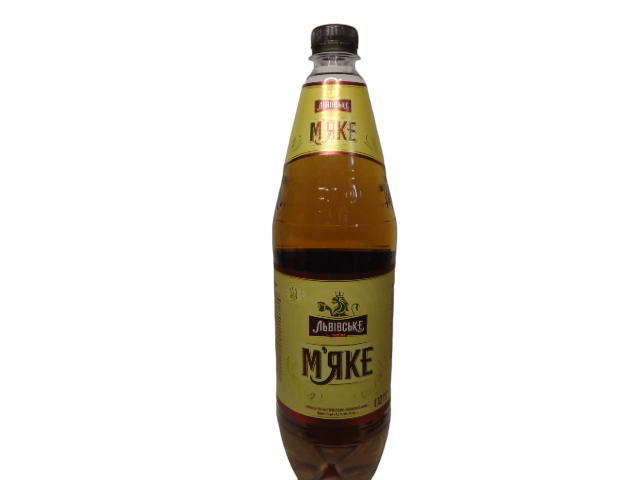 Пиво Львівське РОЗЛИВНЕ М’ЯКЕ 0,9 л. (уп.12 шт.)