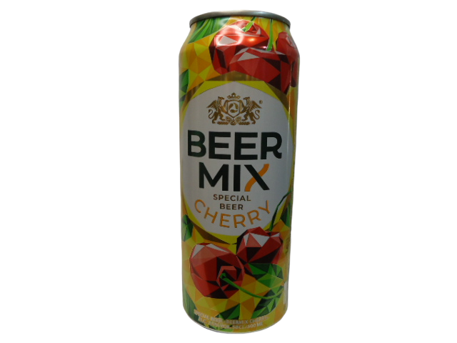 Пиво Beer MIX  Вишня 0,5л. БАНКА (уп.24 шт.)