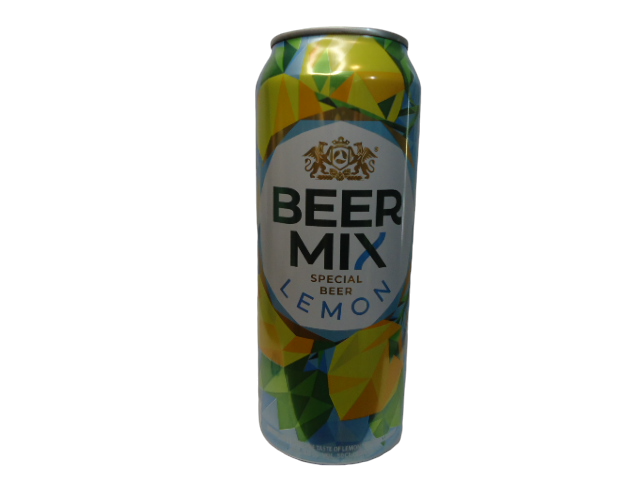 Пиво Beer MIX  Лимон 0,5л. БАНКА (уп.24 шт.)