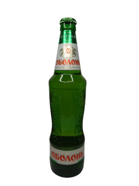 Пиво Оболонь світле 0,5л. СКЛО (уп. 20шт.)