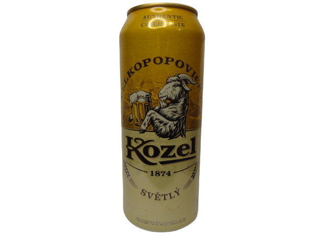 Пиво Velkopopovitsky KOZEL світле З/БАНКА (уп. 24 шт.)