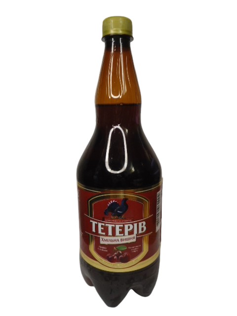 Пиво ППБ Тетерів Хмільна Вишня 1,2л (уп.6 шт.)