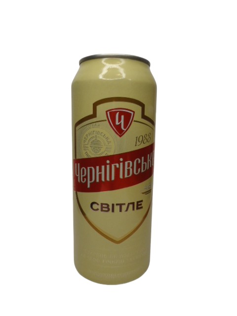 Пиво Чернігівське 0,5л З/БАНКА (ящ.24 шт.)