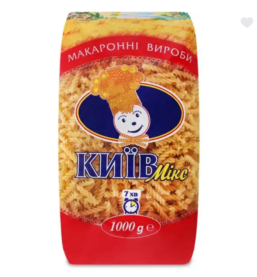 Макарони Київ Мікс 1кг Спіраль